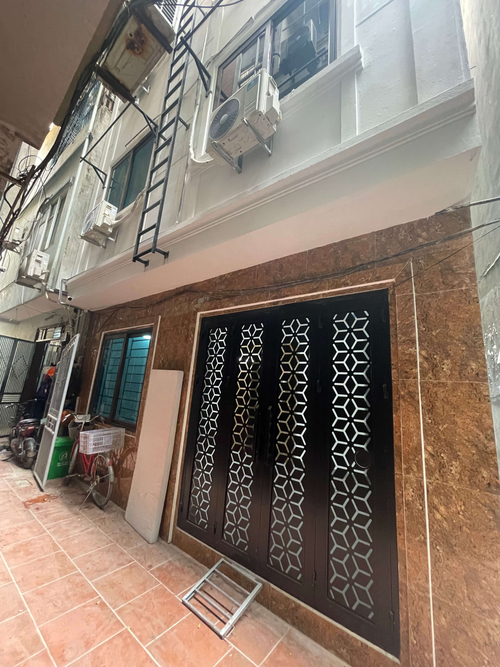 Mặt tiền của nhà phố sau khi hoàn thiện