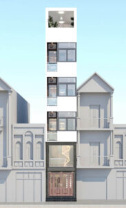 Thiết kế nhà phố tại ngõ 87 Lê Thanh Nghị