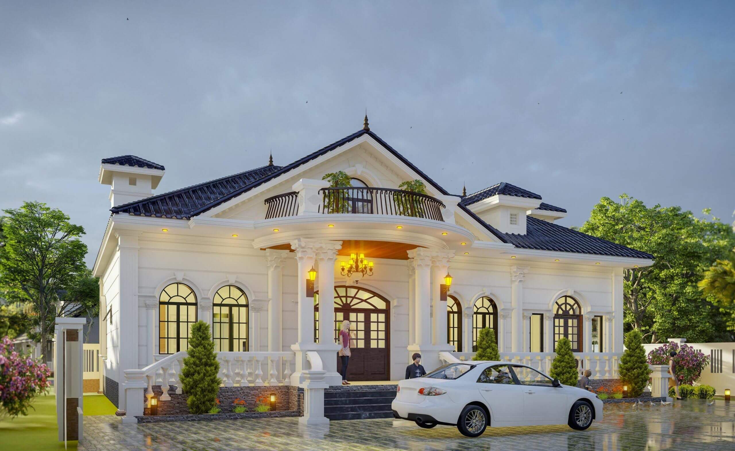 Biệt thự sân vườn 