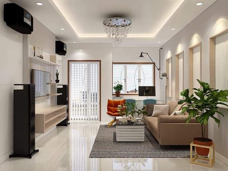 Không gian nhà biệt thự 2 tầng 
