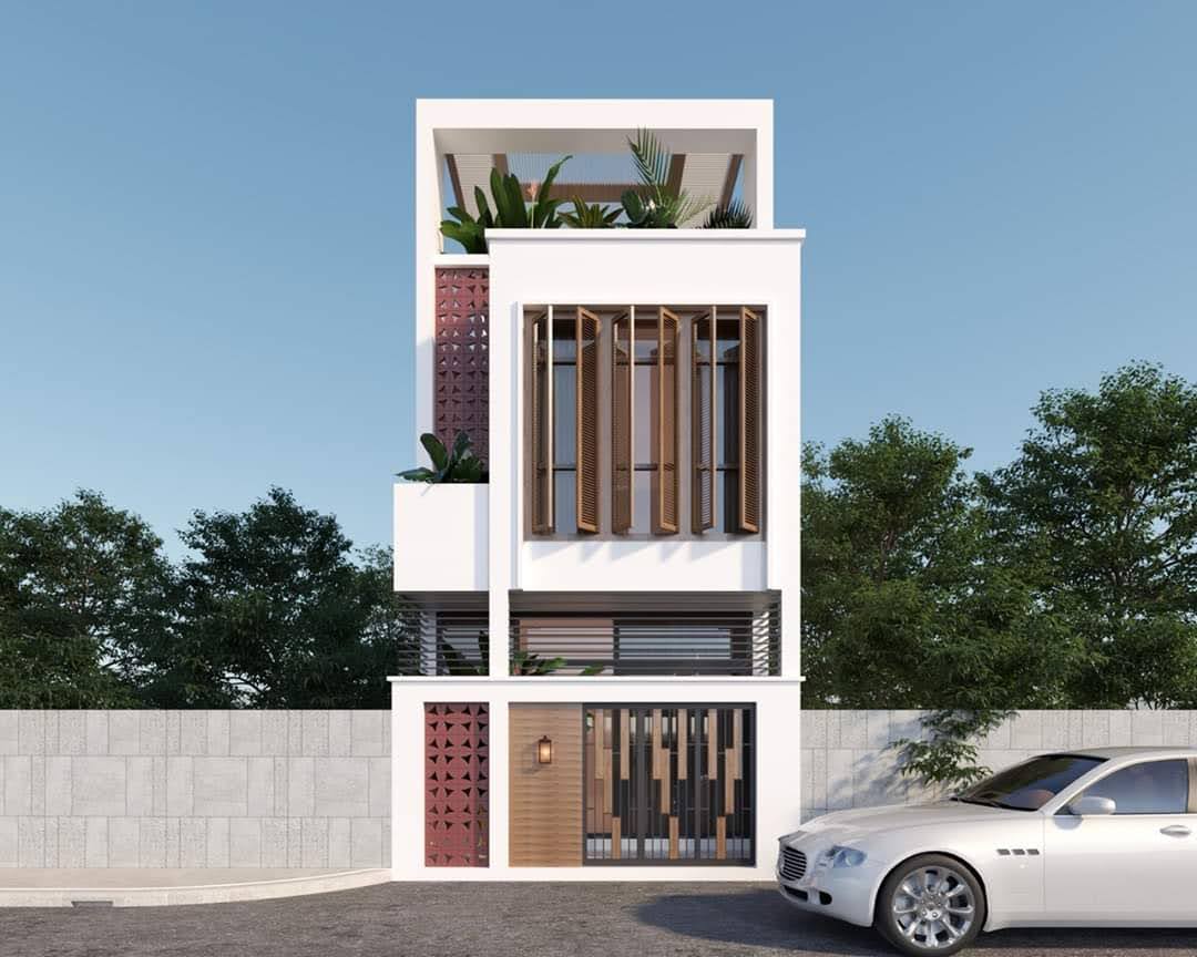 Mẫu nhà 2 tầng hiện đại 