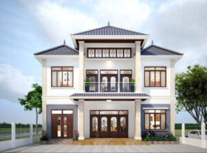 Mẫu nhà biệt thự 2 tầng