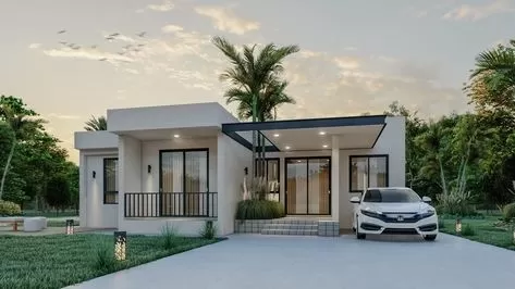 Nhà 1 tầng có sân rộng