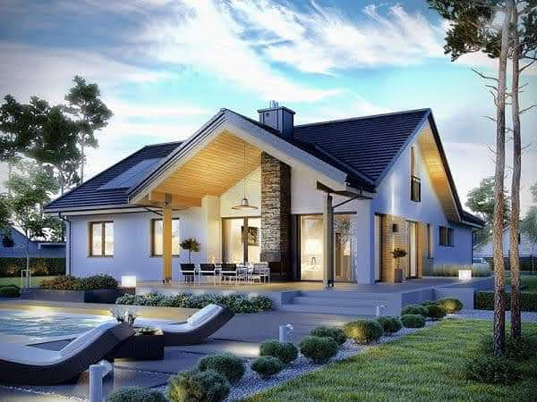 Vẻ đẹp lung linh của nhà mái Nhật