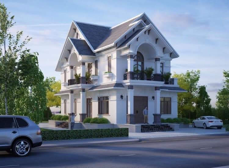 Nhà biệt thự 2 tầng tân cổ điển sang trọng 