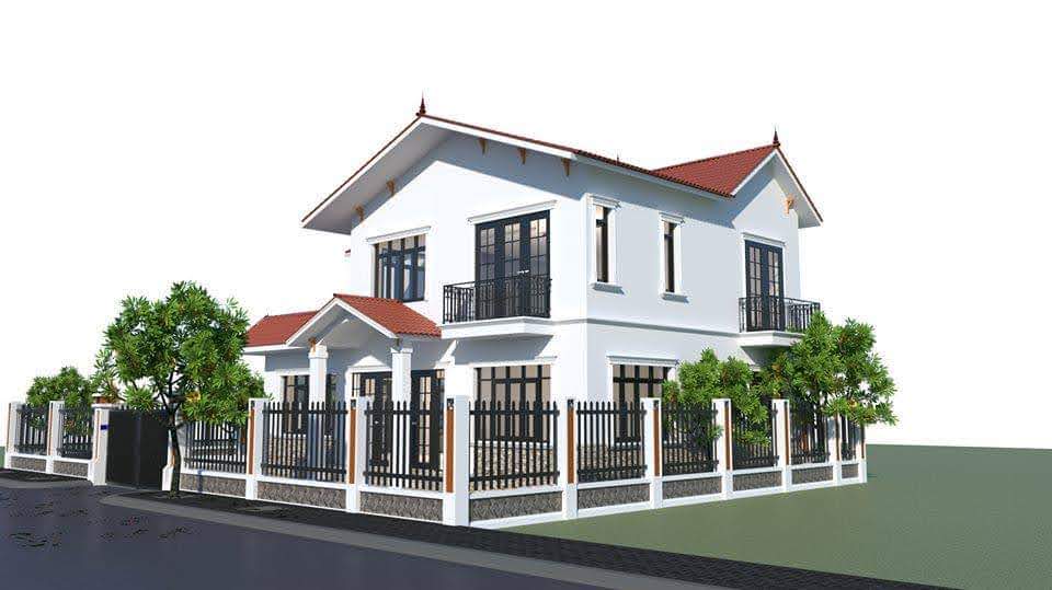 Vẻ đẹp của mẫu nhà 2 tầng mái Thái 