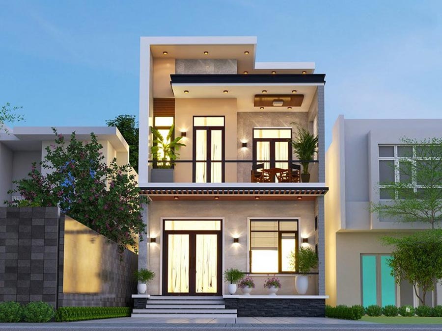 Mẫu nhà 1 lầu 1 trệt đẹp