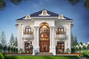 Biệt thự 2 tầng tân cổ điển