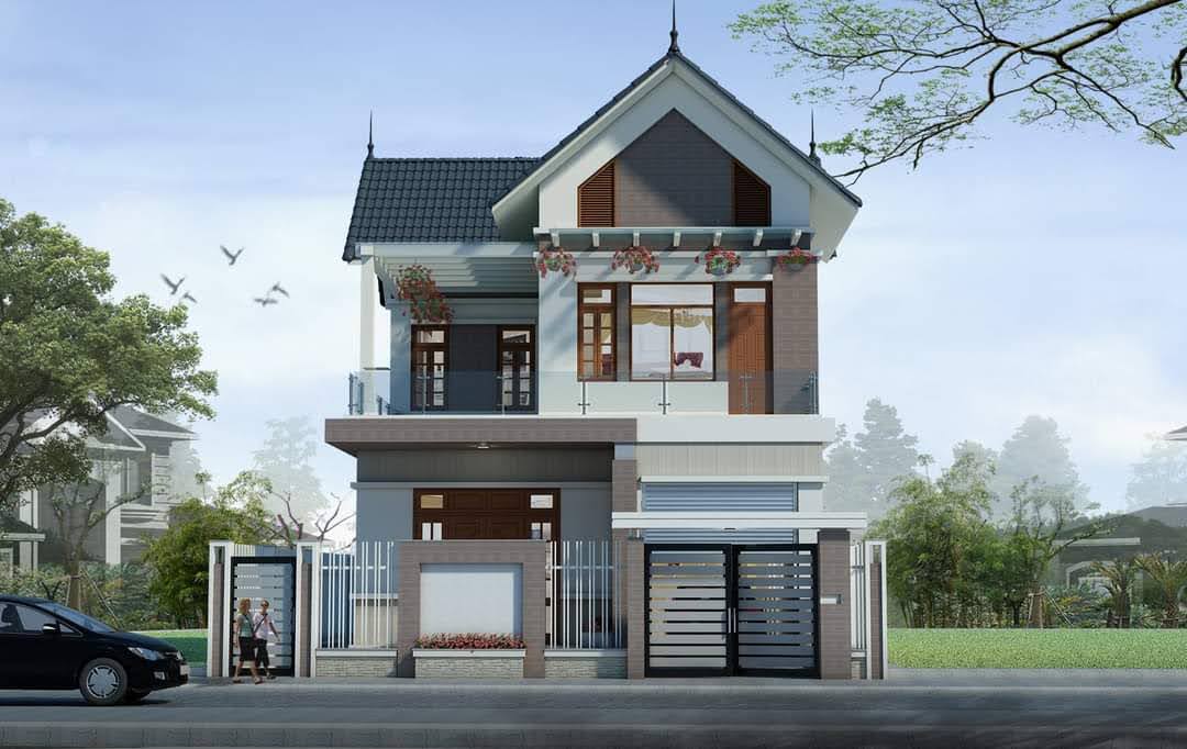 Biệt thự nhà vườn 2 tầng