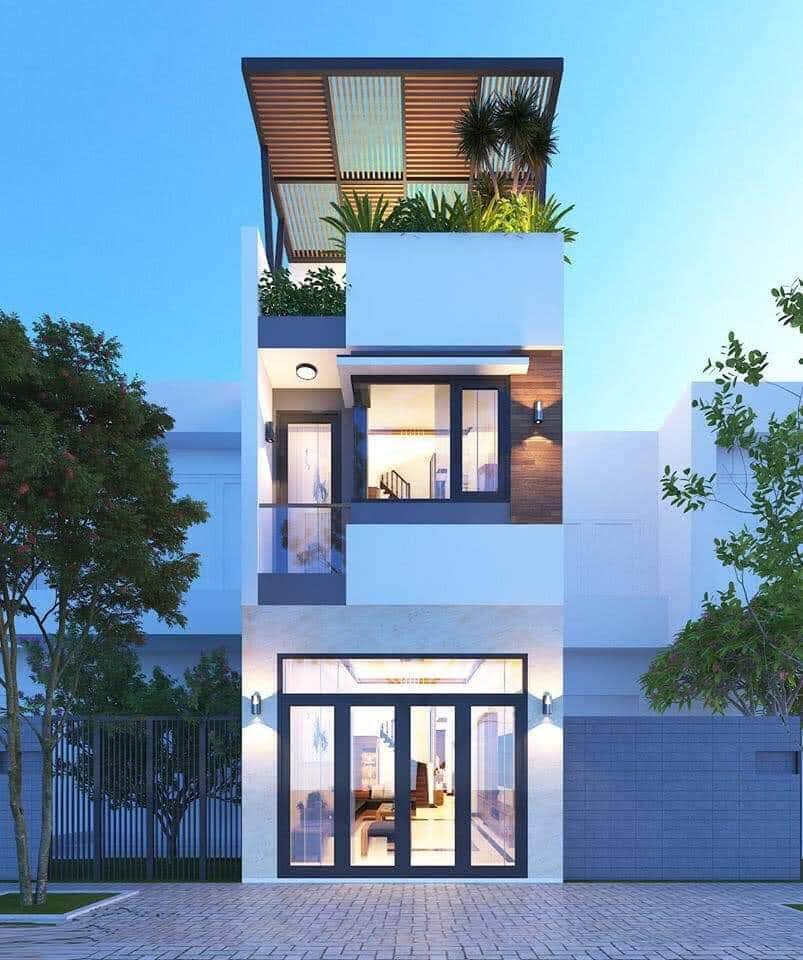 Mẫu nhà phố hiện đại đẹp