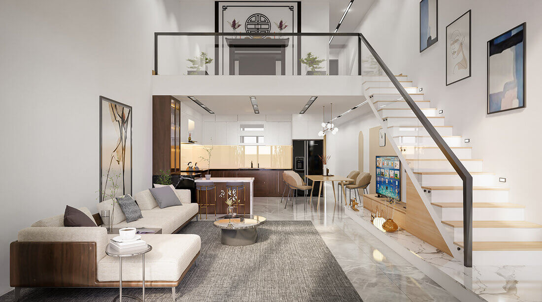 Mẫu gác lửng đẹp