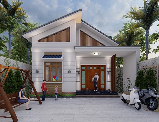 Kinh nghiệm thiết kế mẫu nhà mái lệch