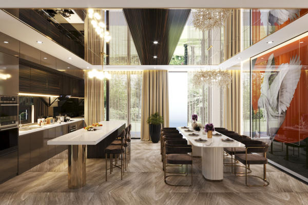 Lưu ý khi thiết kế mẫu nội thất phòng bếp 