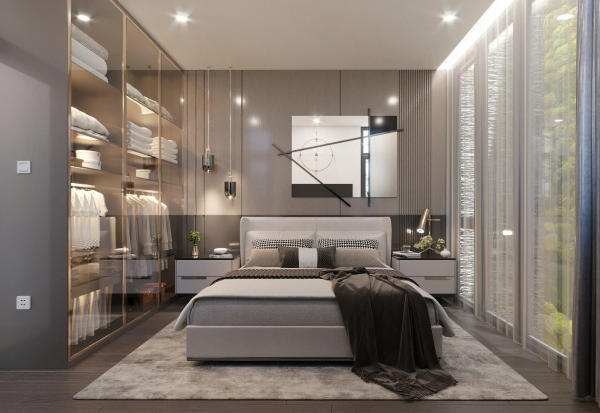 Mẫu nội thất phòng ngủ ấn tượng 