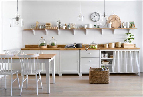 Phòng bếp phong cách Bắc Âu 