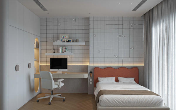 Không gian phòng ngủ sau khi hoàn thiện